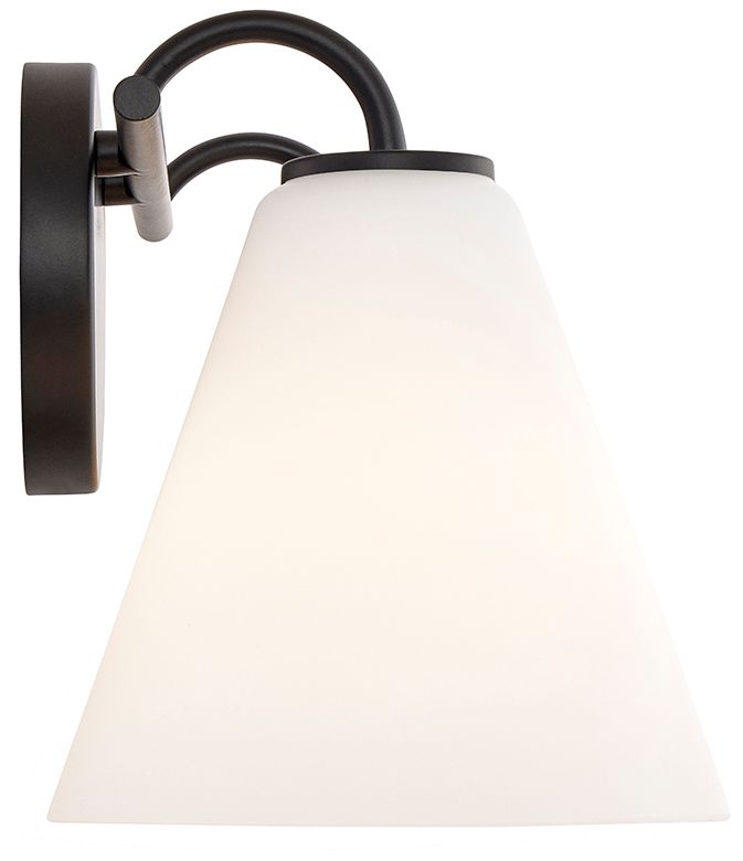 Image 3 Fusion Pavia 15.75" Wide 2-Light Matte Black, Opal Bath/Vanity more views