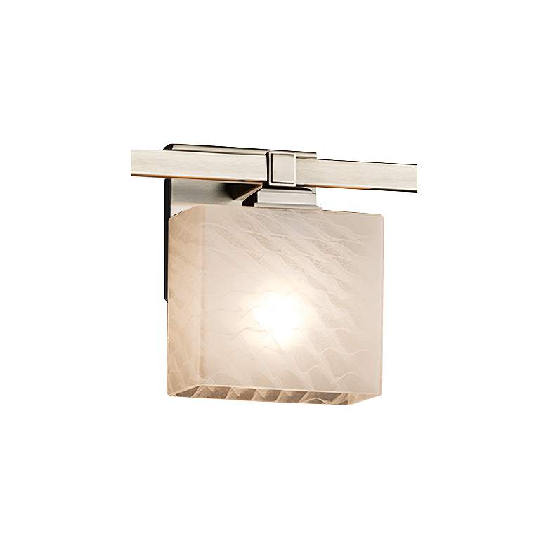 Image 3 Fusion Regency 23 1/2"W Brushed Nickel 3-Light Bath Light more views