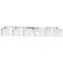 Fusion Regency 49" Wide Brushed Nickel 6-Light Bath Light
