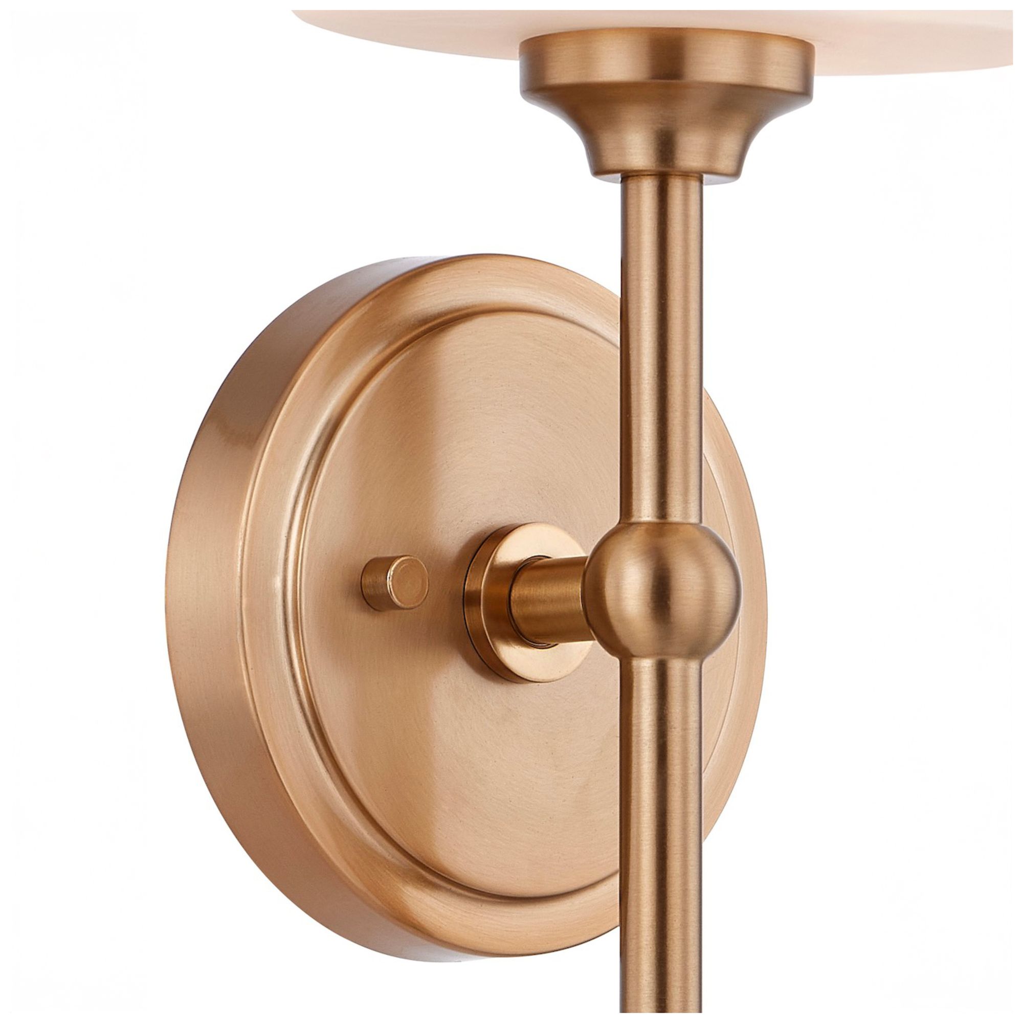 Image 4 Fusion Sequoia 22" High Brushed Brass, Opal Wall Sconce more views