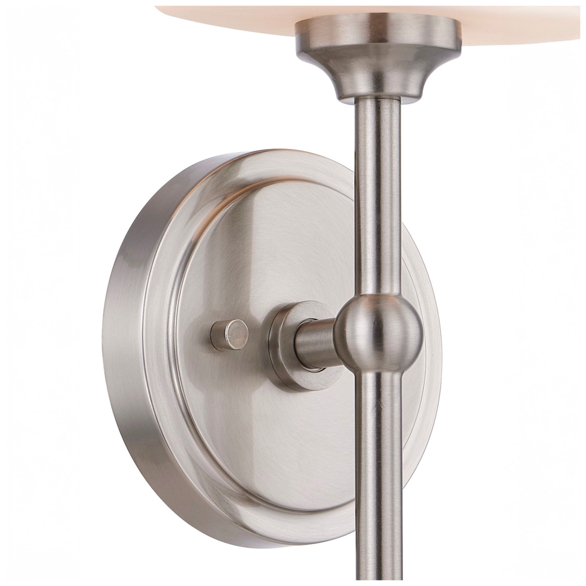 Image 4 Fusion Sequoia 22" High Brushed Nickel, Opal Wall Sconce more views