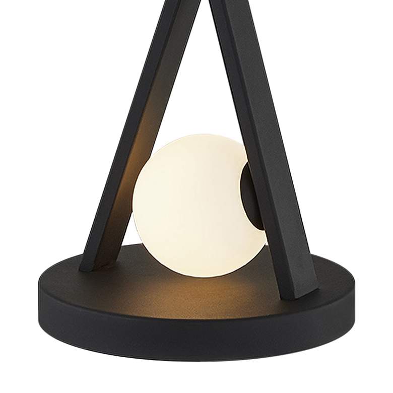 Image 3 Fusion Stix 24 inch High Matte Black LED Table Lamp more views