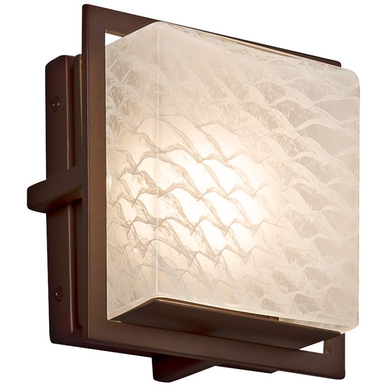 Image 1 Fusion&trade; Avalon 6 1/2 inchH Dark Bronze LED Outdoor Wall Light
