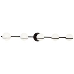 Fusion™ Centric 41" Wide Black 5-Light LED Bath Light