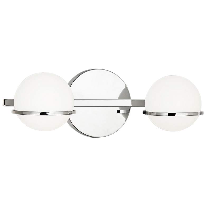 Image 1 Fusion&trade; Centric 5 inch High Chrome 2-Light LED Wall Sconce