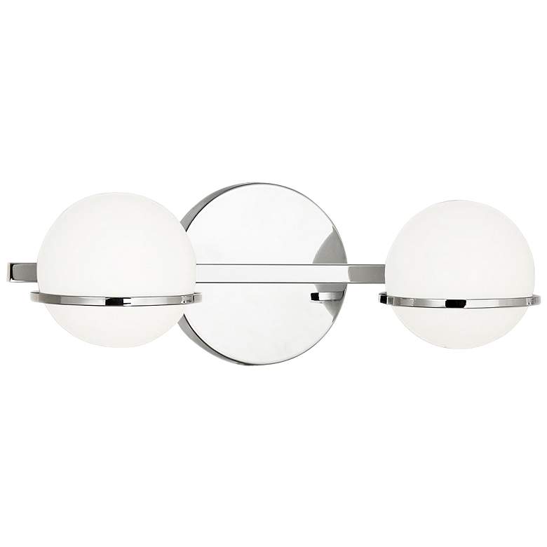 Image 1 Fusion™ Centric 5" High Chrome 2-Light LED Wall Sconce