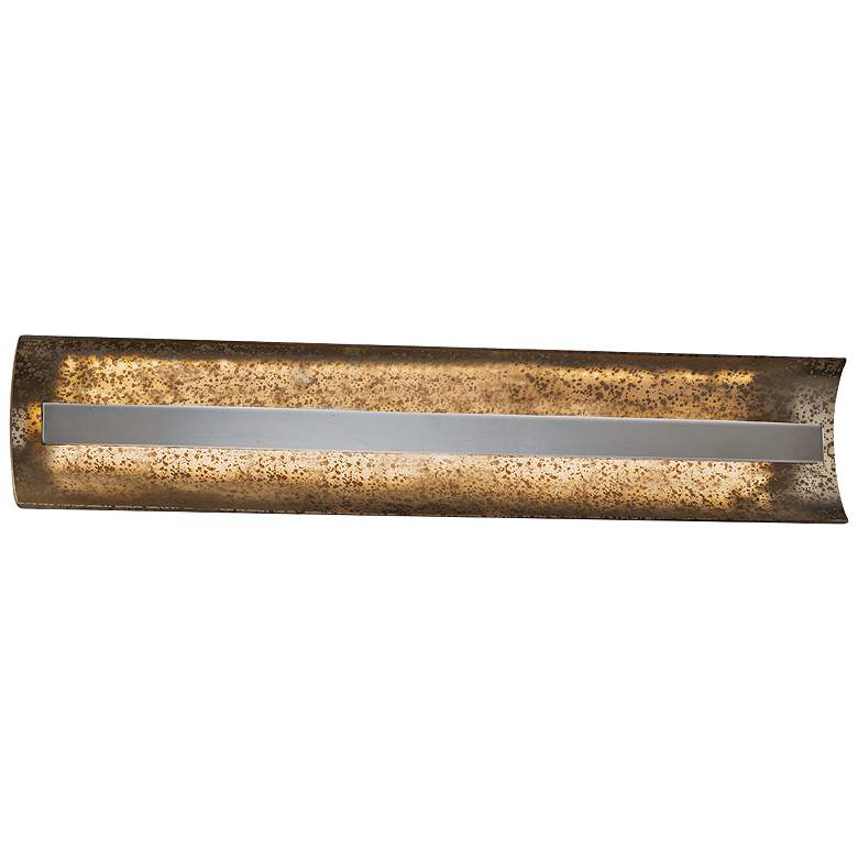 Image 1 Fusion™ Contour 29" Wide Brushed Nickel LED Bath Light