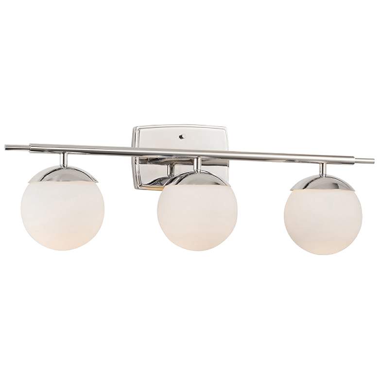 Image 1 Fusion&trade; Epoch 25 1/2 inch Wide Chrome 3-Light Bath Light