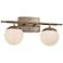 Fusion™ Epoch 8 1/2" High Brass 2-Light Wall Sconce