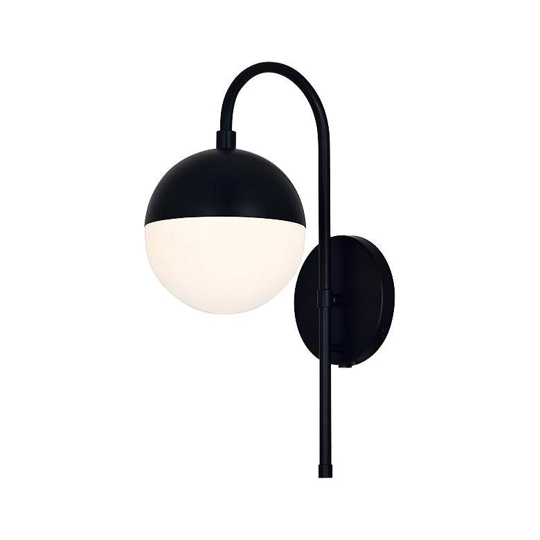 Image 1 Fusion™ Ion 16" High Matte Black LED Wall Sconce