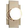Fusion&trade; Luna 7 1/4" High Brushed Brass LED Wall Sconce