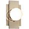 Fusion™ Luna 7 1/4" High Brushed Brass LED Wall Sconce