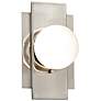 Fusion&trade; Luna 7 1/4"H Brushed Nickel LED Wall Sconce