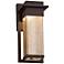 Fusion™ Pacific 12"H Glass Bronze LED Outdoor Wall Light