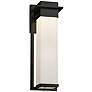 Fusion&trade; Pacific 16 1/2" High Black LED Outdoor Wall Light