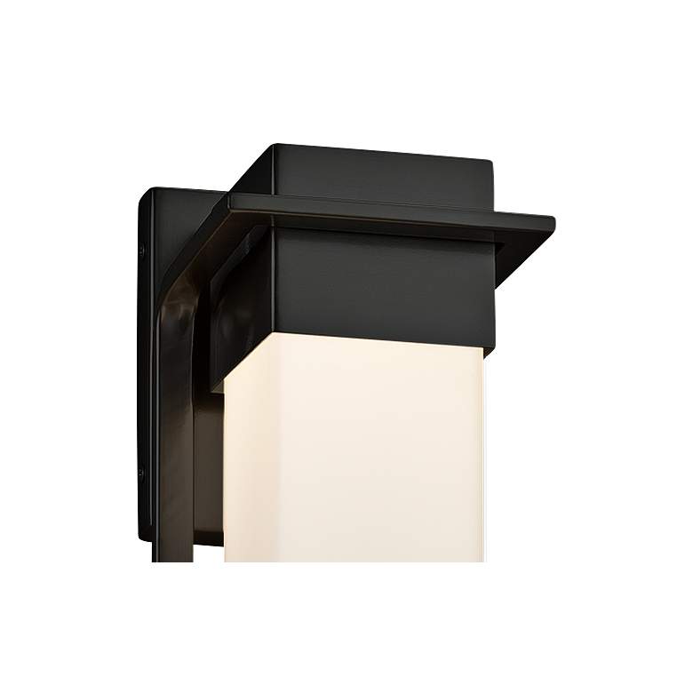 Image 2 Fusion™ Pacific 16 1/2" High Black LED Outdoor Wall Light more views