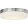 Fusion™ Pixel 11" Wide Nickel Round LED Ceiling Light