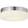 Fusion™ Pixel 9" Wide Nickel Round LED Ceiling Light