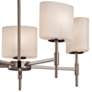 Fusion&#8482; Union 23 1/2" W Brushed Nickel 5-Light Chandelier