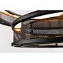 4_Fuze 39" Wide Modern Bronze 3-Tier LED Pendant Light more views