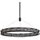 Fuze 39" Wide Modern Bronze LED Pendant Light