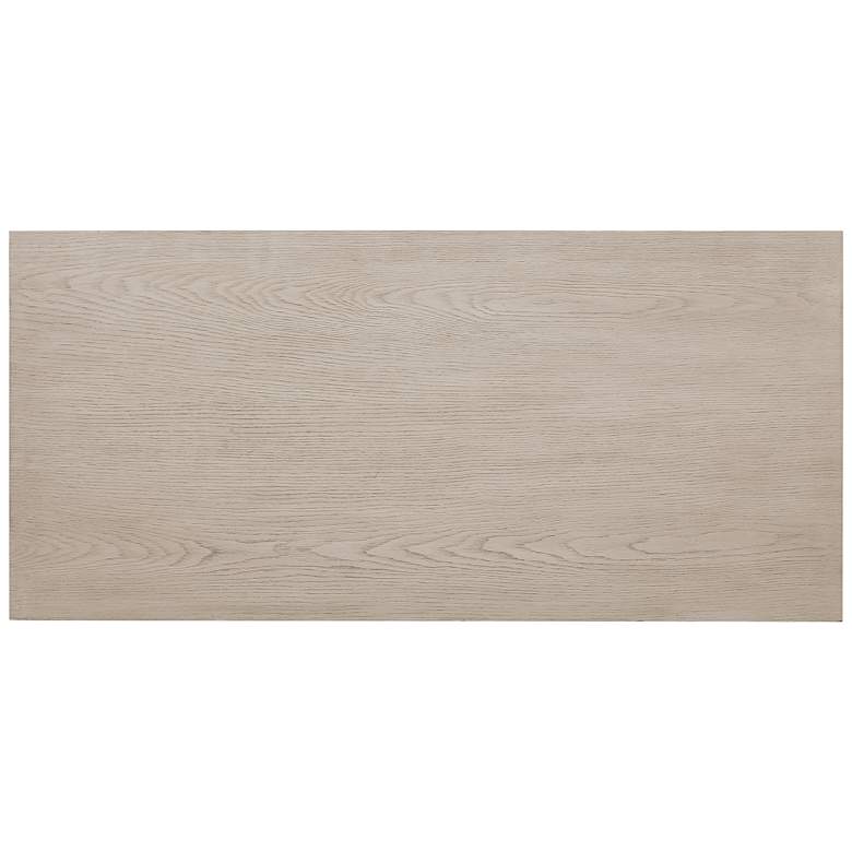 Image 6 Gabby 35" Wide Hazy White Mirrored 2-Door Accent Cabinet more views