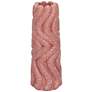 1_Gabby 9 1/2"H Salmon Pink Speckled Concrete Decorative Vase