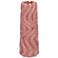 Gabby 9 1/2"H Salmon Pink Speckled Concrete Decorative Vase