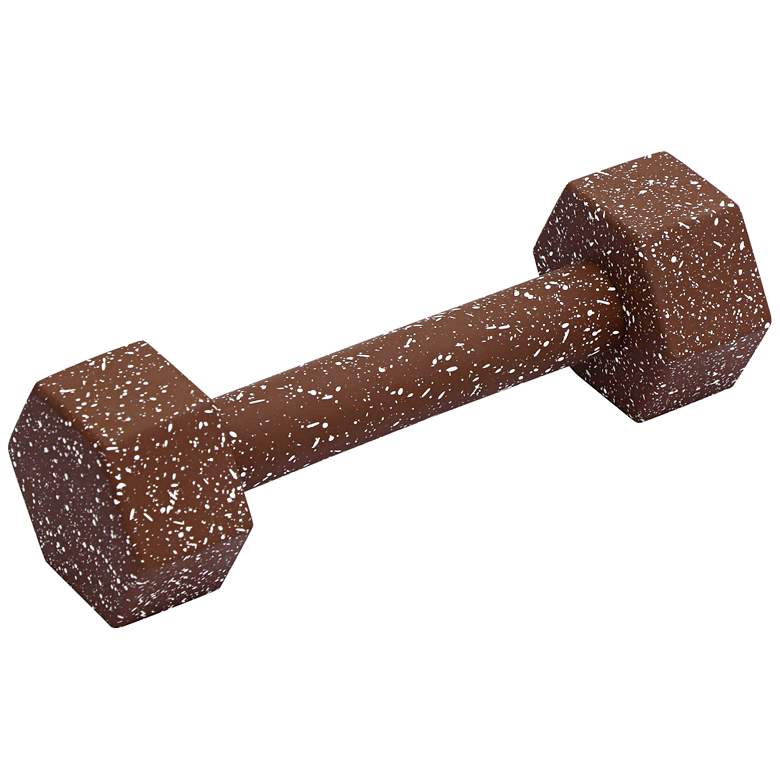 Image 1 Gabby Brick Red Speckled Concrete Decorative Barbell