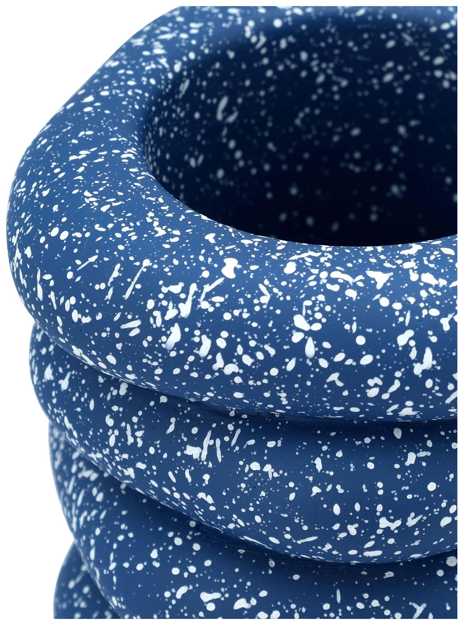 Image 2 Gabby Speckled Blue Cairn Vase more views