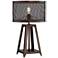 Gabe Metal Mesh Shade Farmhouse Table Lamp