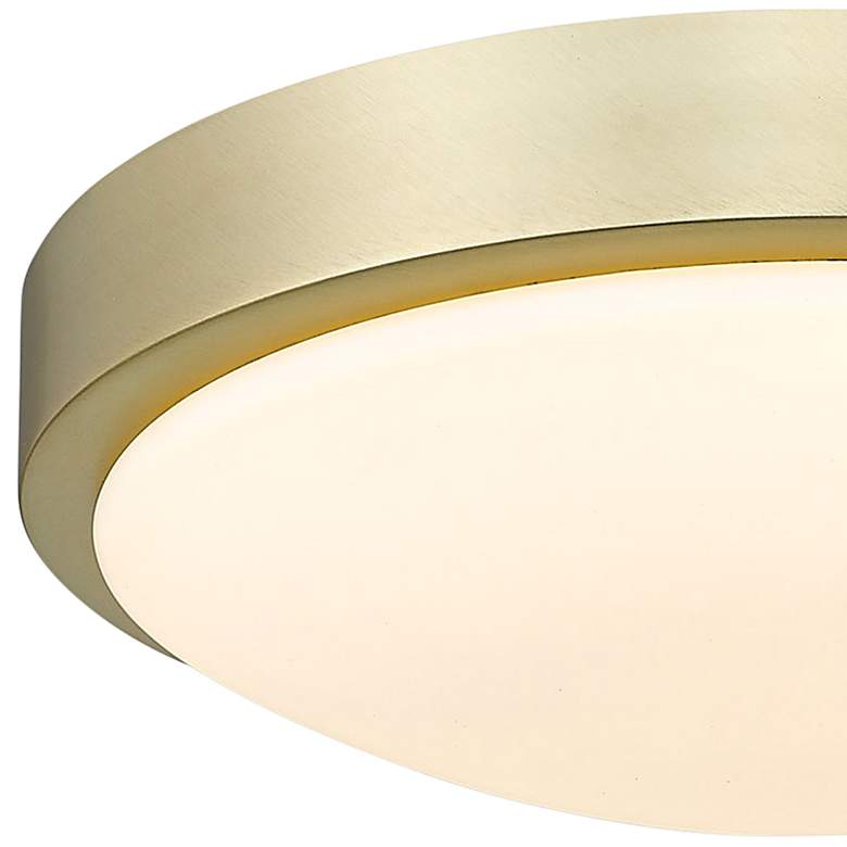 Image 3 Gabi 10 inch Wide Brushed Champagne Bronze LED Ceiling Light more views