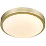Thumbnail4 of Gabi 10" Wide Brushed Champagne Bronze LED Ceiling Light more views