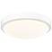Gabi 10" Wide LED Flush Mount in Matte White with Opal
