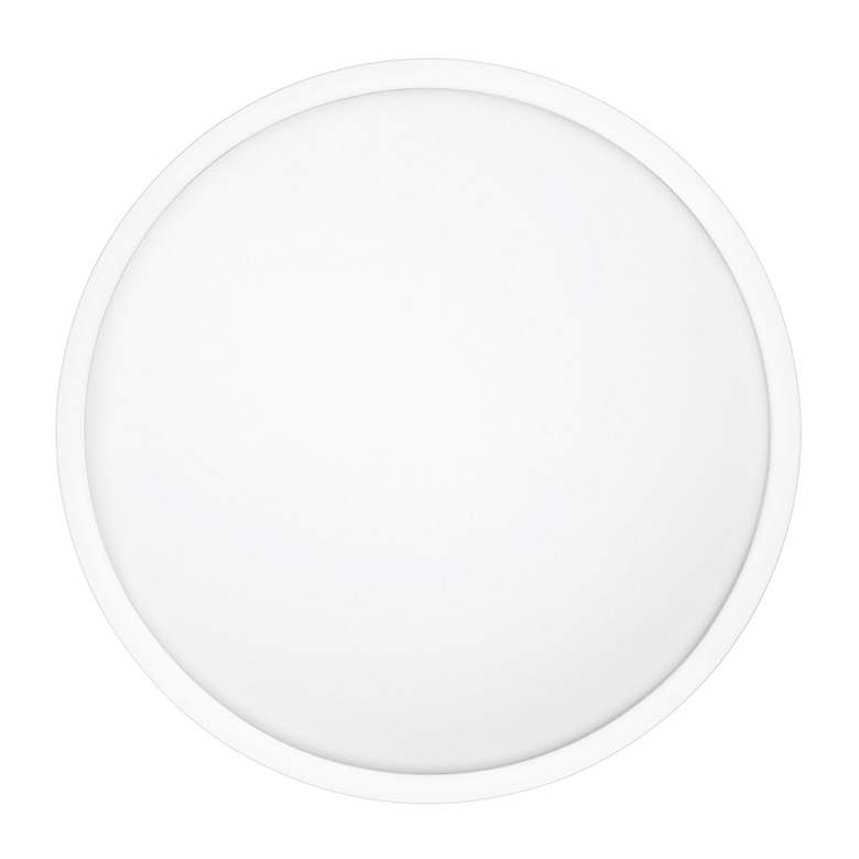 Image 6 Gabi 12 1/4" Wide LED Flush Mount in Matte White with Opal more views