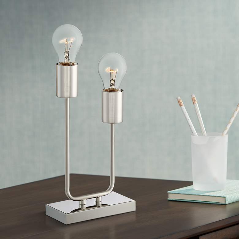 Image 1 Gabi High Metal 2-Light Accent Table Lamp