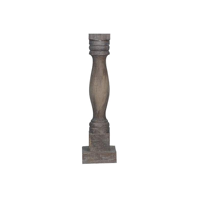 Image 3 Gables Washed Wood Finish Moroccan Tile Shade Table Lamp more views