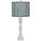 Gables White Country Planks Shade Table Lamp