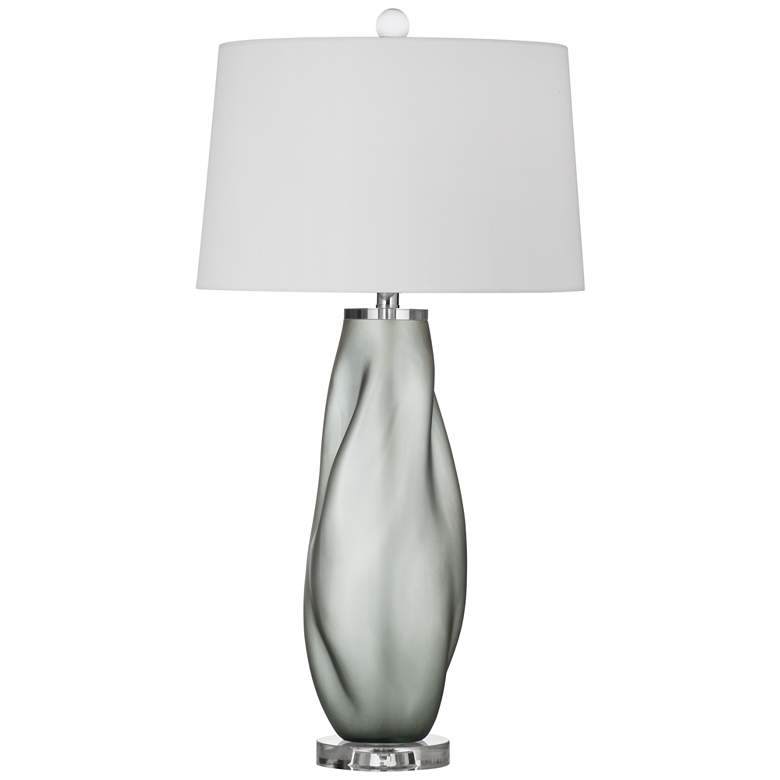 Image 2 Gabon 33" High Gray Table Lamp