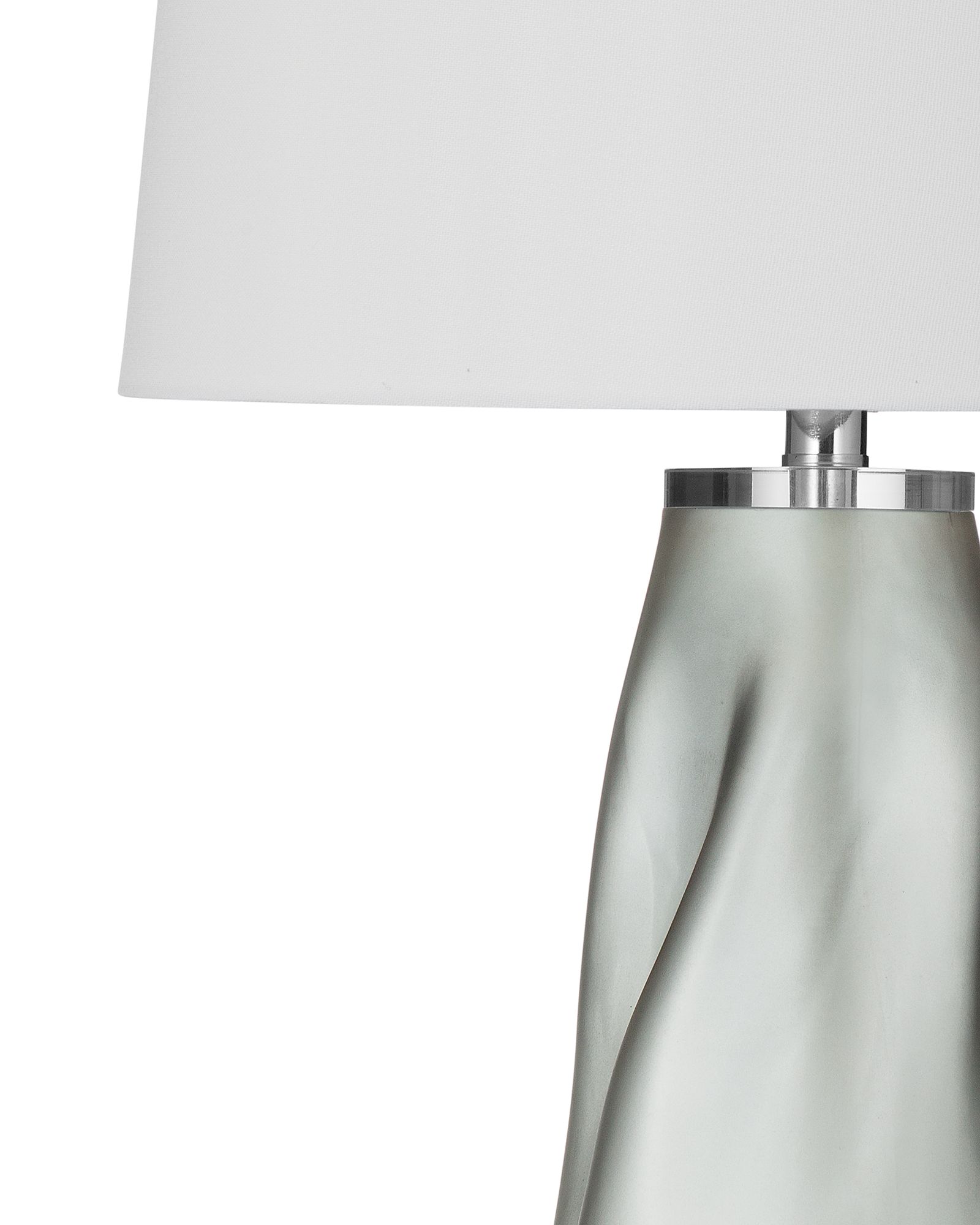 Image 4 Gabon 33" High Gray Table Lamp more views