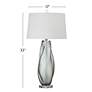 6_Gabon 33" High Gray Table Lamp more views