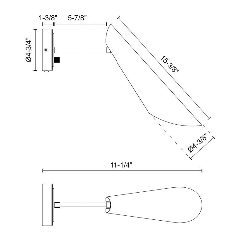 Image 4 Gabriel 15 1/2" High Aged Gold Wall Sconce more views