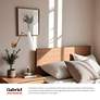 2_Gabriel 15 1/2" High Aged Gold with Matte Black Wall Sconce more views