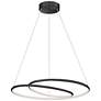 3_Gabriel 24" Wide Matte Black LED Ring Chandelier