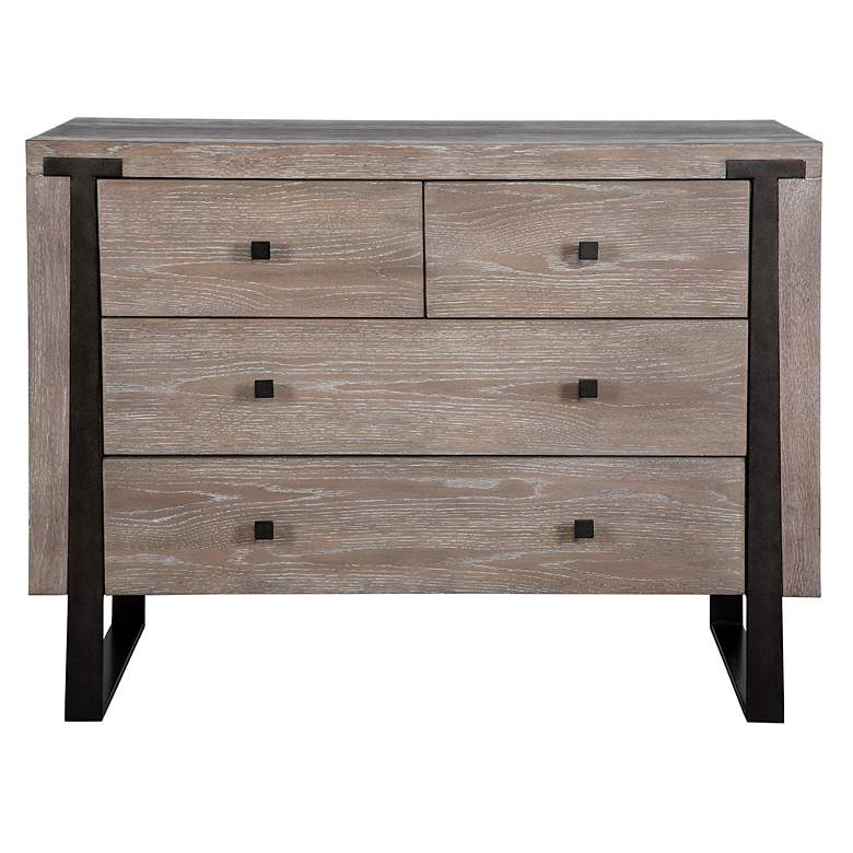 Image 2 Gabriel 42" Wide x 32" High Light Oak Accent Chest