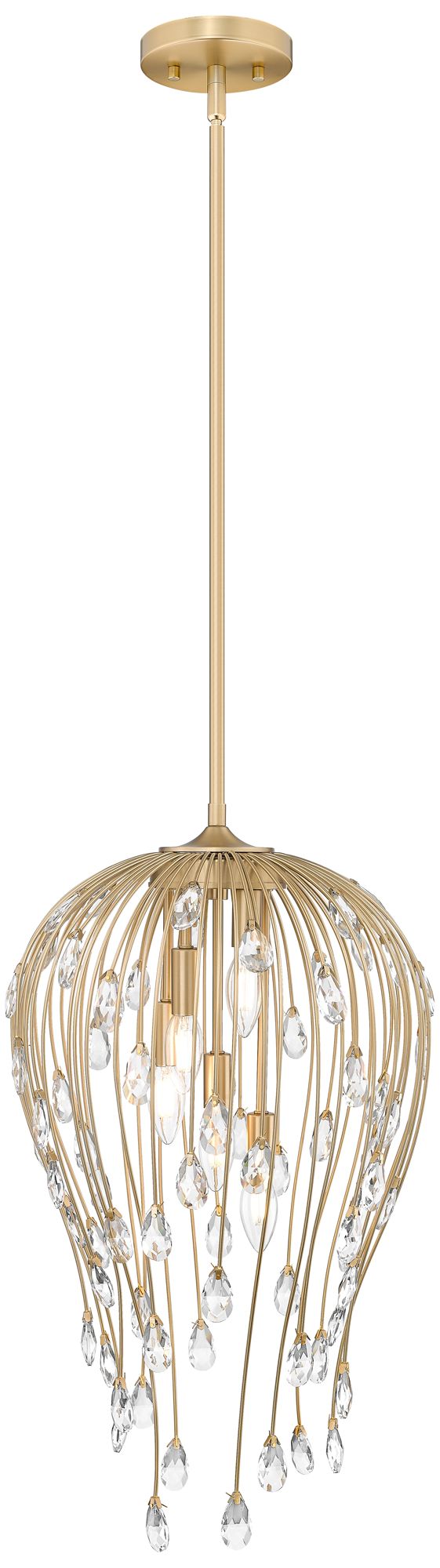 Gabriella by Z-Lite 15 inch Modern Gold 5 Light Pendant