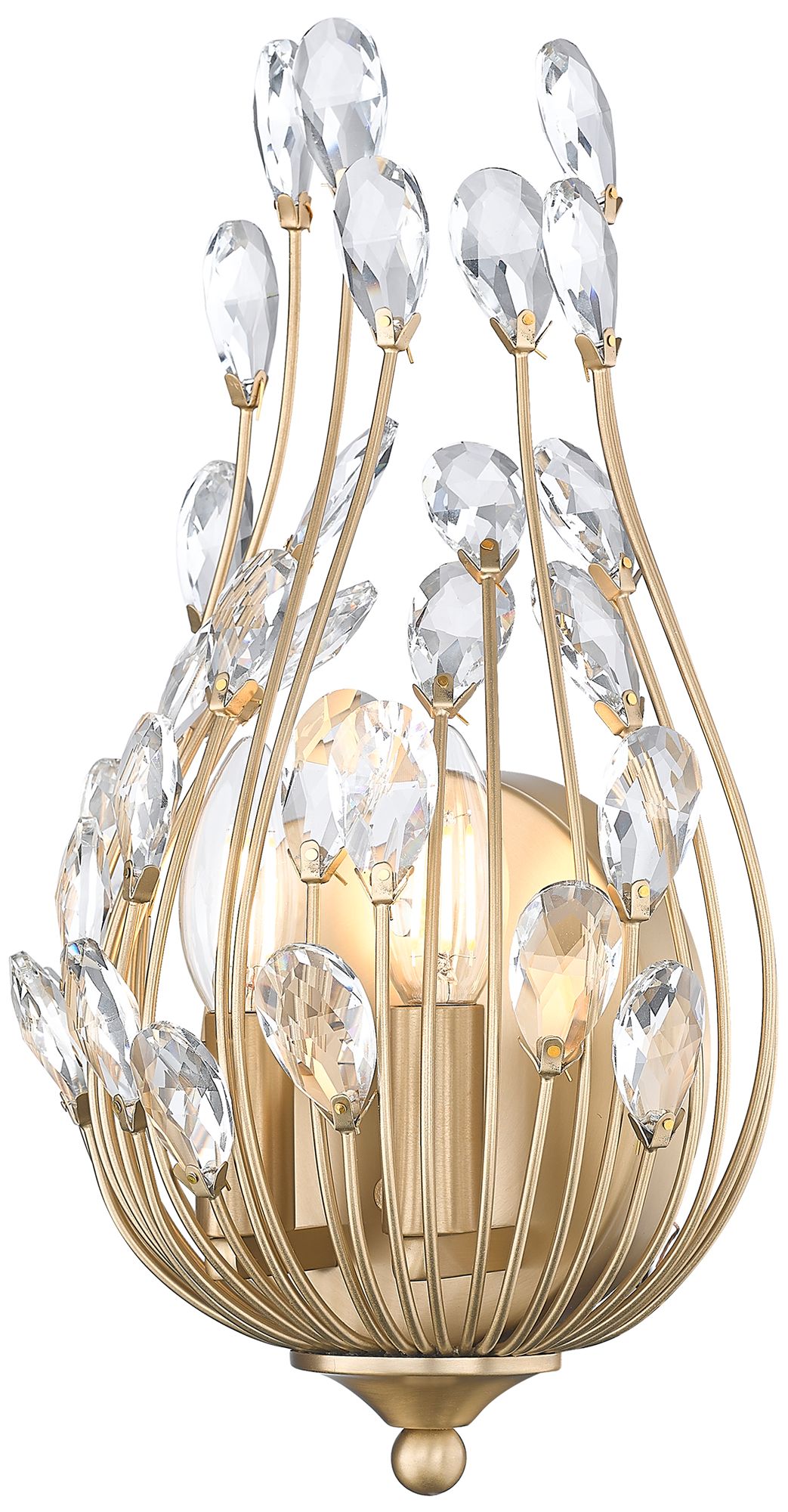 Image 4 Gabriella by Z-Lite Modern Gold 2 Light Wall Sconce more views