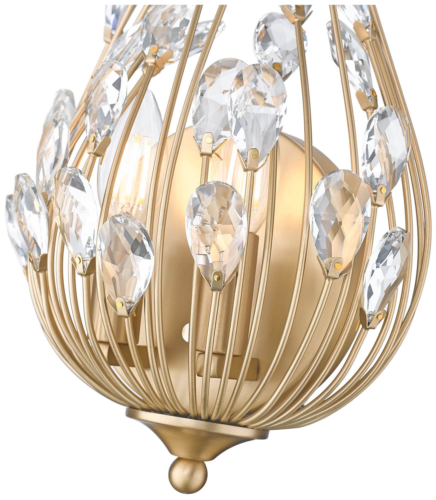 Image 6 Gabriella by Z-Lite Modern Gold 2 Light Wall Sconce more views