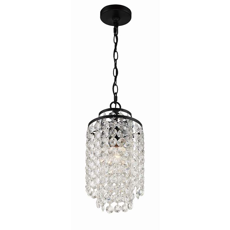 Image 2 Gabrielle 1 Light Matte Black Chandelier more views