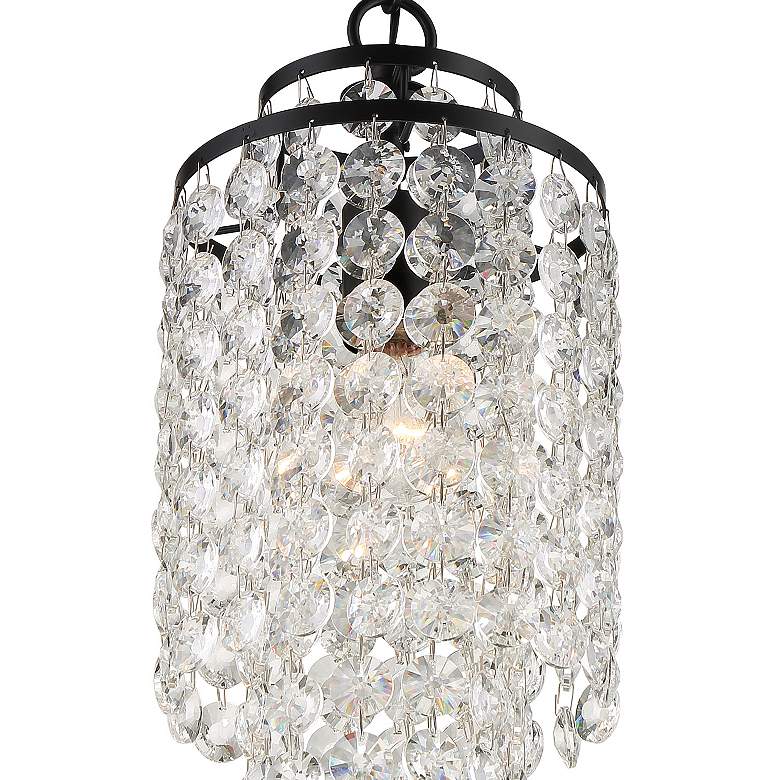Image 4 Gabrielle 1 Light Matte Black Chandelier more views